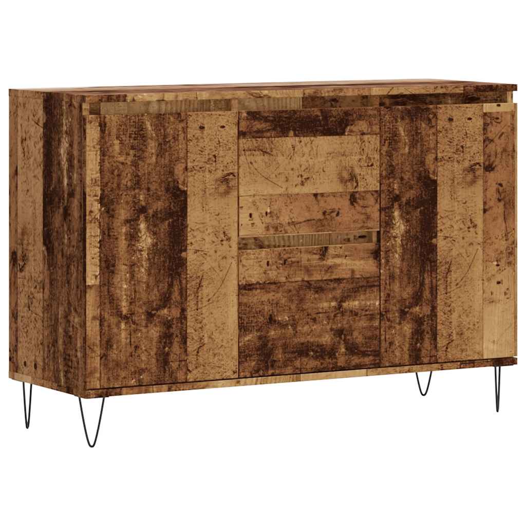 Sideboard Old Wood 101.5x35x70 cm Engineered Wood